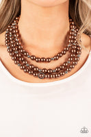 Needs No Introduction - Brown Pearl Necklace