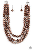 Needs No Introduction - Brown Pearl Necklace