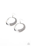 Downtown Jungle - Silver Earrings Paparazzi