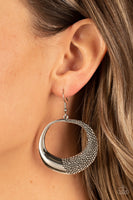 Downtown Jungle - Silver Earrings Paparazzi