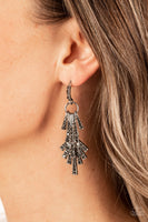 Fan of Glam - Silver Earrings Paparazzi