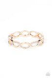 Tailored Twinkle - Rose Gold Bracelet Paparazzi