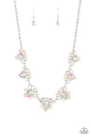 Extragalactic Extravagance - Multi-Colored Necklace Paparazzi - Empower Me Pink Exclusive