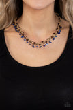 Canyon Voyage - Blue Necklace Paparazzi
