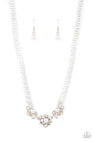 Royal Renditions - White Necklace Paparazzi