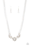 Royal Renditions - White Necklace Paparazzi