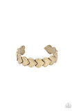 Hearts Galore - Brass Bracelet Paparazzi