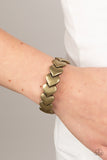 Hearts Galore - Brass Bracelet Paparazzi