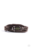Metamorphic Monument - Green Bracelet Paparazzi
