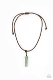 Comes Back ZEN-fold - Green Necklace Paparazzi