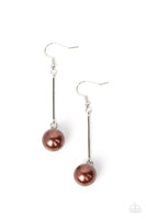 Pearl Redux - Brown Pearl Earrings Paparazzi