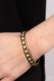 Clear as STUD - Brass Bracelet Paparazzi