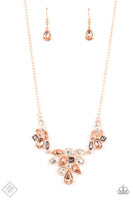 Completely Captivated - Rose Gold Necklace Paparazzi