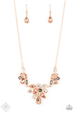 Completely Captivated - Rose Gold Necklace Paparazzi