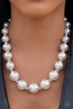 Sail Away with Me - White Pearl Necklace Paparazzi
