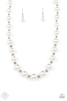 Sail Away with Me - White Pearl Necklace Paparazzi