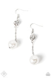 Nautical Nostalgia - White Earrings Paparazzi