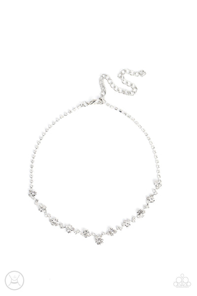 Regal Rebel - White Necklace Paparazzi