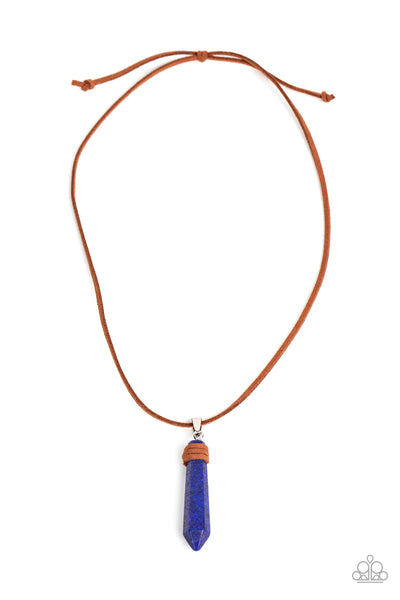 Holistic Harmony - Blue Urban Neckalce Paparazzi (#860)