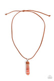 Holistic Harmony - Orange Necklace Paparazzi