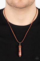 Holistic Harmony - Orange Necklace Paparazzi