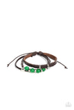 Amplified Aloha - Green Bracelet Paparazzi