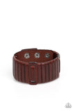 Leather Lumberyard - Brown Bracelet Paparazzi