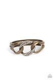 BOMBSHELL Squad - Brass bracelet Paparazzi (#860)