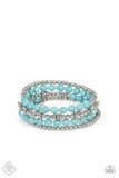 Road Trip Remix - Blue Turquoise Bracelet Paparazzi