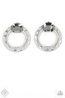 Smoldering Scintillation - Silver Earrings Paparazzi