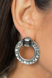 Smoldering Scintillation - Silver Earrings Paparazzi