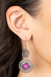 Ocean Orchard - Purple Earrings Paparazzi