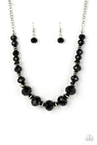 Cosmic Cadence - Black Necklace Paparazzi