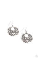 Western Beau - Silver Earrings Paparazzi