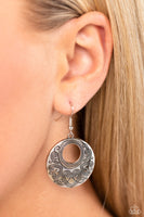 Western Beau - Silver Earrings Paparazzi