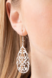 Vineyard Vista - Silver Earrings Paparazzi