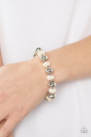 Stone Age Aesthetic - White Bracelet Paparazzi