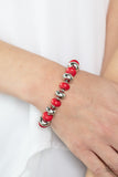 Stone Age Aesthetic - Red Bracelet Paparazzi