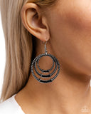 Contemporary Culture - Black Earrings Paparazzi