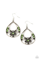 Meadow Marvel - Green Earrings Paparazzi