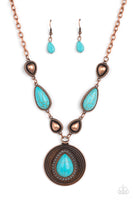 Saguaro Soul Trek - Copper Necklace Paparazzi