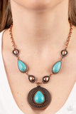 Saguaro Soul Trek - Copper Necklace Paparazzi