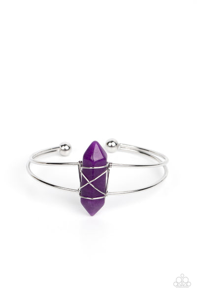 Terra Transcendence - Purple Bracelet Paparazzi