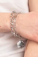 True North Twinkle - Silver Bracelet Paparazzi