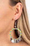 Bohemian Beach Blast - Green Earrings Paparazzi