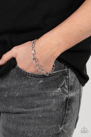 Double Clutch - Silver Bracelet Paparazzi (#767)