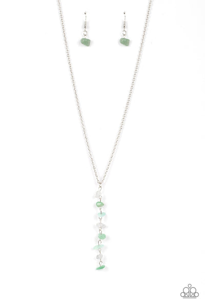 Tranquil Tidings - Green Necklace Paparazzi