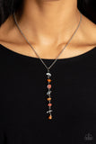 Tranquil Tidings - Orange Necklace Paparazzi