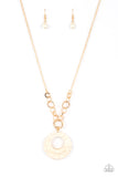 Hidden Dune - White Necklace Paparazzi