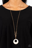 Hidden Dune - White Necklace Paparazzi